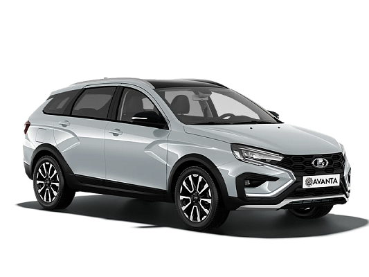 Lada Vesta SW Cross Life24 1.8 CVT 122 л.с. Serebristyy Platina