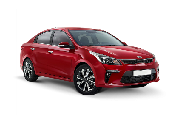 Kia Rio 2019 red