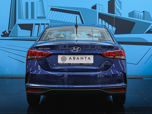 Hyundai Solaris Elegance blue
