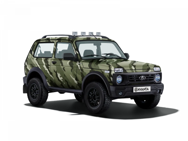 Lada Niva Bronto Зеленый Камуфляж Джунгли