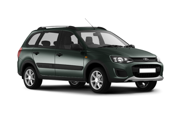 Lada Kalina Cross Колумбийская зелень